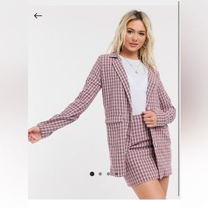 ASOS plaid blazer